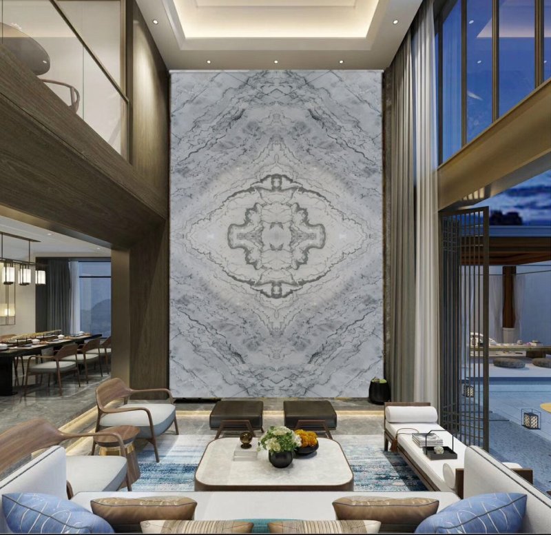 Cấu tạo của tranh đá xuyên sáng thông tầng