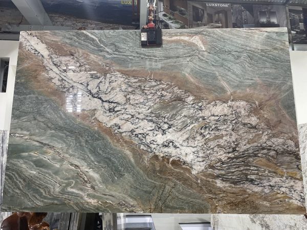 Đá thạch anh tự nhiên Amazon Green