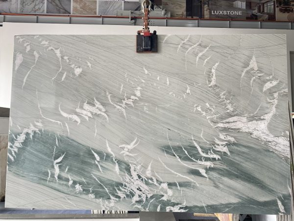 Đá thạch anh tự nhiên Montblanc Blue